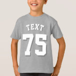 T-shirt Royal Blue & White Kids | Sports Jersey Design<br><div class="desc">Royal Blue & White Kids | Sports Jersey Design ・ Kids Jersey Sweatshirt</div>