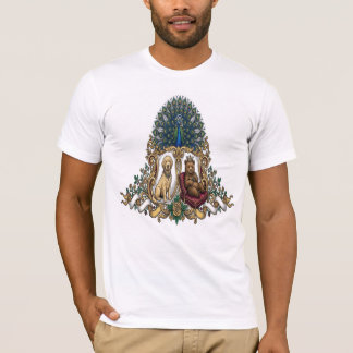 T-shirt Royal Crest Peacock Bear Puppy