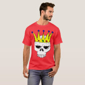 T-shirt royal de crâne (Devant entier)