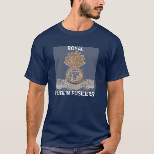 T-shirt ROYAL de marine de FUSILIERS de DUBLIN (Devant)