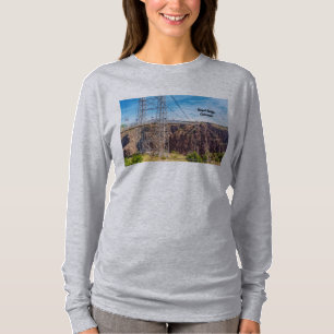T-shirt Royal Gorge Bridge Vue latérale Chemise à manches
