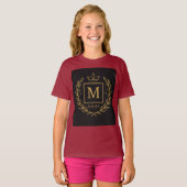 T-shirt "Royal NMKY Emblem – Monogram M Crest Design" (Devant entier)
