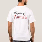T-shirt Royaume d'Aunu'u (Dos)