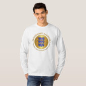 T-shirt Royaume de Danemark (Devant entier)