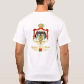 T-shirt Royaume de Jordanie ACO (arabe) (Dos)