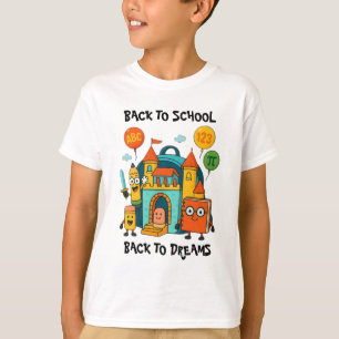 T-shirt Royaume de retour à l'école Slogan :