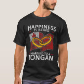 T-shirt Royaume Mariage Tongan Des Tonga Racines Du Patrim (Devant)