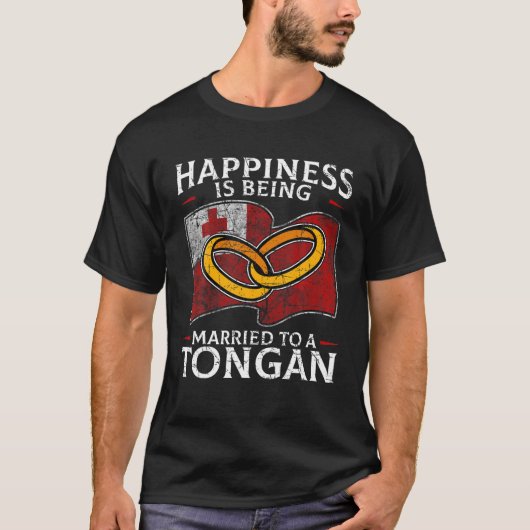 T-shirt Royaume Mariage Tongan Des Tonga Racines Du Patrim (Devant)