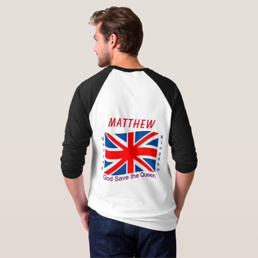 T-shirt Royaume-Uni (Dos entier)