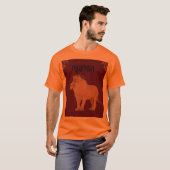 T-shirt royauté et force (Devant entier)