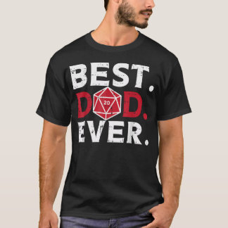 T-shirt Rpg Meilleur Papa De Tous Les Temps Drôle Gamer Pa