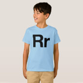 T-shirt Rr helvetica (Devant entier)