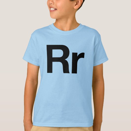 T-shirt Rr helvetica (Devant)