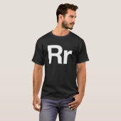 T-shirt Rr helvetica (Devant entier)