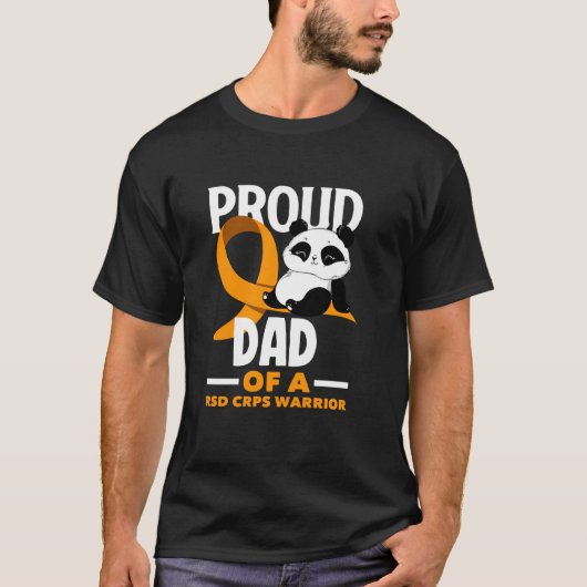 T-shirt RSD CRPS Awareness Proud Dad Of A Warrior (Devant)