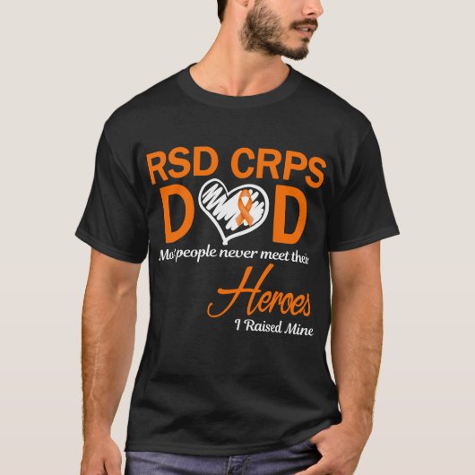T-shirt RSD CRPS Papa J'ai levé la mienne (Devant)