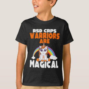T-shirt RSD CRPS Sensibilisation Orange Ribbon Cute Magiqu