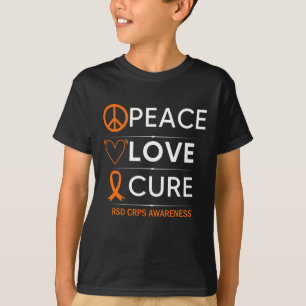 T-shirt Rsd Crps Sensibilisation Paix Amour Cure Fighter O