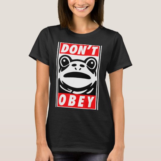 T-shirt Rtland Frog Don't Obey (Devant)