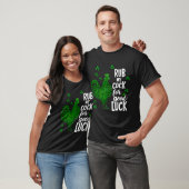 T-shirt Rub My For Good Funky St Patrick Day Chicken (Unisexe)