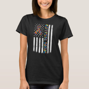 T-shirt Ruban à pièce de puzzle de maman autiste Sensibili