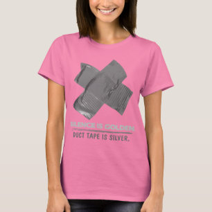 T-shirt ruban adhésif - la parole est d'argent le silence