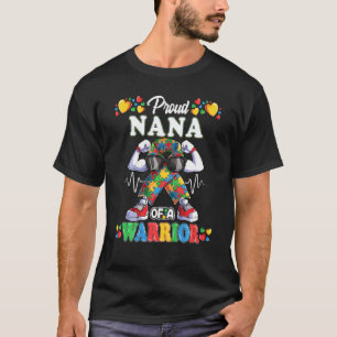 T-shirt Ruban Autistique Nana énigme de la sensibilisation