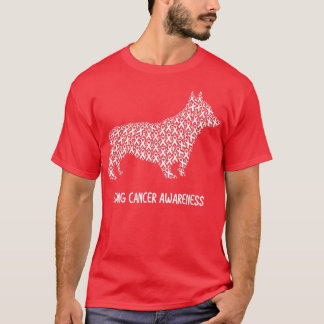 T-shirt Ruban blanc de sensibilisation au cancer du poumon