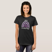 T-shirt Ruban bleu arc-en-ciel Immune Thrombocytopenia Itp (Devant entier)