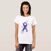 T-shirt Ruban bleu de conscience (Devant entier)