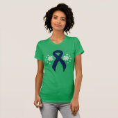T-shirt Ruban bleu foncé (Devant entier)