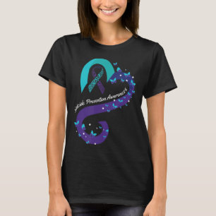 T-shirt Ruban Carburant Papillon Suicide Sensibilisation M