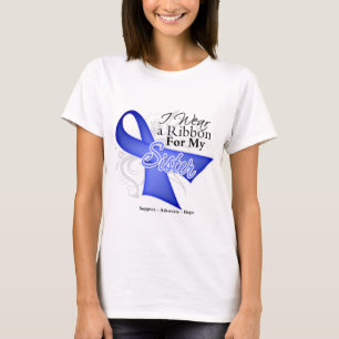 T-shirt Ruban de bigorneau de soeur - cancer de l'estomac