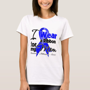 T-shirt Ruban de cancer du colon de maman