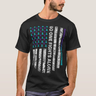 T-shirt ruban de chemise semaine de sensibilisation à la p