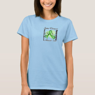 T-shirt Ruban de coeur - conscience de la maladie de Lyme