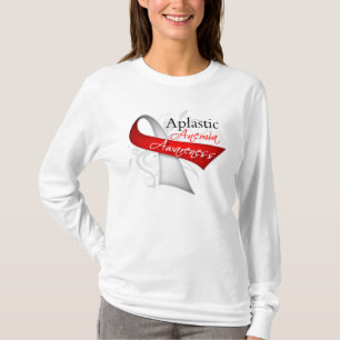 T-shirt Ruban de conscience d'anémie aplastique