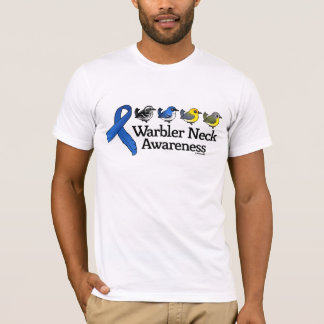 T-shirt Ruban de conscience de cou de fauvette