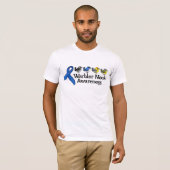 T-shirt Ruban de conscience de cou de fauvette (Devant entier)
