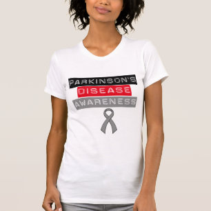 T-shirt Ruban de conscience de :maladie de Parkinson