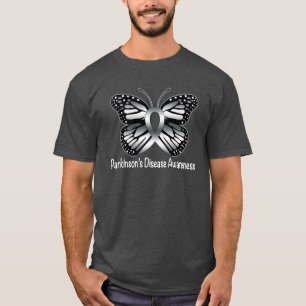 T-shirt Ruban de conscience de papillon de :maladie de