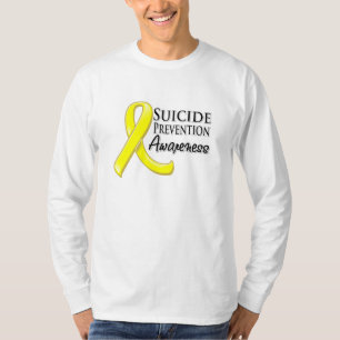 T-shirt Ruban de conscience de prévention de suicide