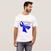 T-shirt Ruban de conscience de spondylarthrite ankylosante (Devant entier)