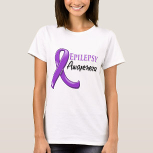 T-shirt Ruban de conscience d'épilepsie