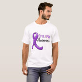 T-shirt Ruban de conscience d'épilepsie (Devant entier)