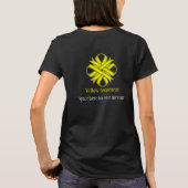 T-shirt Ruban de fermeture jaune (Dos)