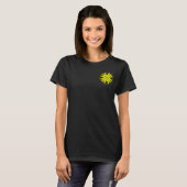 T-shirt Ruban de fermeture jaune (Devant entier)