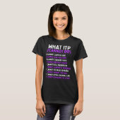 T-shirt Ruban de guerrier ITP du combattant ITP (Devant entier)