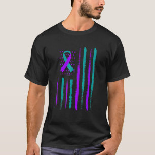 T-shirt Ruban de la bannière de sensibilisation au combat