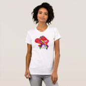 T-shirt Ruban de l'autisme entrelacé (Devant entier)